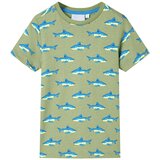 VidaXL Dječja majica svijetla kaki 128 VidaXL Dječja majica svijetla kaki 128 Slike