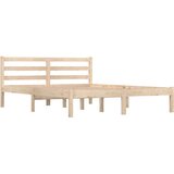 vidaXL posteljni okvir iz trdne borovine 140x190 cm | Shoptok.si
