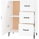  Komoda bijela 69 5x34x90 cm od konstruiranog drva | shoptok.hr