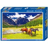  Sestavljanke, 1000 kosov, Gore in konji, (21634923) | Shoptok.si