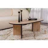 Hanah home Sable - Sapphire Oak, Black Sapphire OakBlack Coffee Table