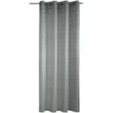Siva zavesa 135x245 cm Dekor –