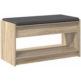  Klupa za hodnik s jastukom Sonoma hrast 83 x 38 x 45 cm | Eponuda.com