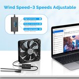 ELUTENG 140 mm USB ventilator za PC in igralne konzole | Shoptok.si