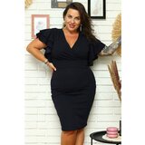 Karko Woman's Dress SC069 Navy Blue cene