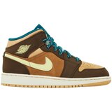 Nike Modne superge Jordan 1 Mid Cacao Wow (GS) Kostanjeva | Shoptok.si