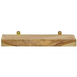  Zidne police 2 kom 40 x 15 x 4 cm od masivne tikovine | shoptok.hr