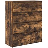 vidaXL Komoda boja dimljenog hrasta 80x35x99 cm konstruirano drvo | shoptok.hr