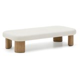 Kave Home Vrtna klubska mizica z betonsko mizno ploščo 70x140 cm Labra – Cene