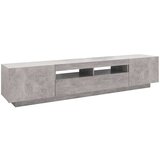vidaXL TV ormarić s LED svjetlima siva boja betona 200 x 35 x 40 cm | shoptok.hr