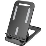 HURTEL Univerzalno zložljivo stojalo za tablični telefon, črne barve, (22006239) Cene