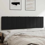  Jastuk za uzglavlje Hanko crni 180 cm baršunasti | shoptok.hr