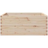 vidaXL Vrtna sadilica 110x110x46 cm od masivne borovine | shoptok.hr