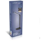 Asalite namizna LED svetilka z zatemnitvijo 7W 450lm CCT brezžična USB, črna | Shoptok.si