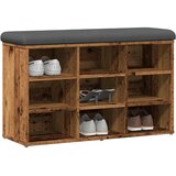  Klupa za cipele staro drvo 82x32x50 cm konstruirano drvo | shoptok.hr