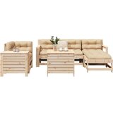  7-dijelni set vrtnih sofa od masivne borovine Cijene