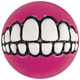 Rogz Grinz Lopta Igračka za pse od gume, L, 7.8cm, Roze Cene