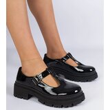 Gemre Black patent platform oxfords Kalaro | Shoptok.si