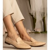 Gemre Beige Women's Classic Loafers Nageri | shoptok.hr