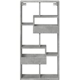  Zidni ormarić boja betona 50x15x100 cm od konstruiranog drva | shoptok.hr