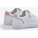 Big Star Children's sneakers made of eco-leather with Velcro Big Star white | shoptok.hr