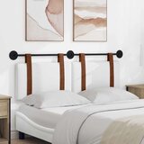  Držeće uzglavlje Zidne Bijeli 130 x 55 x 5 cm Antikni PU - Bijeli 120 cm bez LED | shoptok.hr
