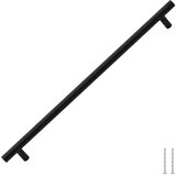  Ručke za ormarić 5 kom crne 480 mm od nehrđajućeg čelika | shoptok.hr