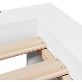 vidaXL Posteljni okvir brez vzmetnice bel 90x190 cm trdna borovina | Shoptok.si