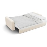 Cosmopolitan Design Bež žametna raztegljiva sedežna garnitura s prostorom za shranjevanje 238 cm Belfast – | Shoptok.si