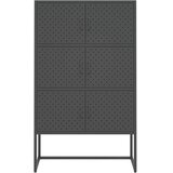  Visoka komoda antracit 80 x 35 x 135 cm čelična | shoptok.hr