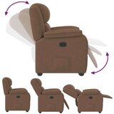  Naslanjač iz rjavega blaga | Shoptok.si