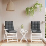 Jastuci za stolice s niskim naslonom 2 kom antracit od tkanine | shoptok.hr