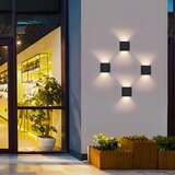  Brilagi - LED spoljašnja zidna svetiljka DOUBLERAY LINE LED/6W/230V crna IP54 | Eponuda.com