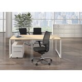 BISLEY Pomični predalnik Note™, 1 predal za obešalne mape, 1 univerzalni predal, VxŠxG 495 x 420 x 775 mm, z ročajem, antracitno siv | Shoptok.si