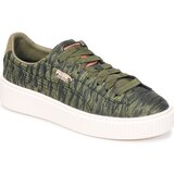 Puma Nizke superge Basket Platform Bi Color Zelena | Shoptok.si
