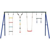 Vanjski set ljuljačke, trapeza, ljestvi i kolutova | shoptok.hr