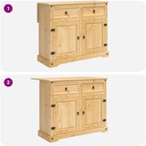  Kuhinjski kolica 2 pcs Medeni vosak 112 x 70 x 91,5 cm | Eponuda.ba