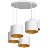  Luster na sajli ARDEN 5xE27/60W/230V bela/zlatna | Eponuda.com