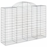  Lučne gabionske košare 7 kom 200x50x140/160cm pocinčano željezo | Eponuda.com