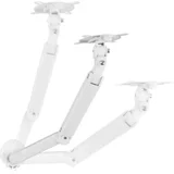 Solid Single white stolni nosač za monitor 33 cm (13") - 88,9 cm (35") bijela podesiv po visini, nagibni + r