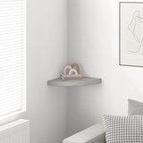  Kutna zidna polica siva boja betona 35 x 35 x 3,8 cm MDF | Eponuda.com