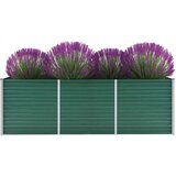  Sadilica od pocinčanog čelika 240 x 80 x 77 cm zelena | shoptok.hr