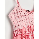 Sinsay Viskozna midi haljina s čipkastim detaljem | shoptok.hr