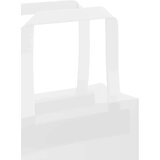  Papirnate vrećice 50 kom s ručkama bijele 32x22x24 cm | shoptok.hr