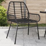 Maison Chic Vrtni Stoli - Stol za vrt 2 kosa črne barve poli ratan JS503, (21878339) | Shoptok.si