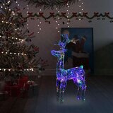  Božični jelen 90 LED lučk 60x16x100 cm iz akrila, (20579756) | Shoptok.si