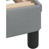  Krevet s madracem Hvar svjetlosivi 90x200cm tkanina | shoptok.hr