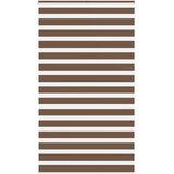 Zebra zavjesa Smeđa 120x200 cm Širina tkanine 115,9 cm Poliester | shoptok.hr