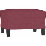  3-dijelni set sofa s jastucima crvena boja vina od tkanine | shoptok.hr