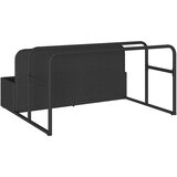  Plovak za bazen Crni 110x100x57 cm Poli ratan | Eponuda.com